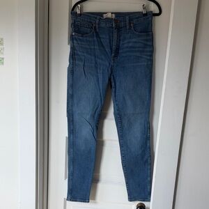 Madewell 10” High Rise Blue Women’s Skinny Jeans